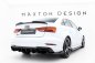 Preview: Maxton Diffusor Heck Ansatz V.2 Audi RS3 Limousine 8V Facelift schwarz Hochglanz AU-RS3-8VF-S-RS2-G
