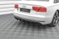 Preview: Maxton Diffusor Heck Ansatz für Audi A8 D4 schwarz Hochglanz AU-A8-D4-RS1-G