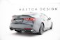 Preview: Maxton Mittlerer Cup Diffusor Heck Ansatz Audi A5 F5 Facelift schwarz Hochglanz AU-A5-2F-SB-RD1G+RD2-G