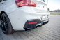 Preview: Maxton Heck Ansatz Flaps Diffusor für BMW 1er F20 Facelift M-power schwarz Hochglanz BM-1-F20F-M-RSD3-G