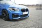 Preview: Maxton Front Ansatz V.1 für BMW 1er F20/F21 M-Power FACELIFT schwarz Hochglanz BM-1-F20F-M-FD1-G