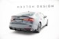 Preview: Maxton Hintere Seiten Flaps Audi A5 F5 Facelift schwarz Hochglanz AUA52FSBCNC-RSF1-G
