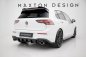 Preview: Maxton Diffusor Heck Ansatz V.3 VW Golf GTI Mk8 schwarz Hochglanz VW-GO-8-GTI-RS3-G