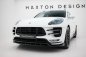 Preview: Maxton Front Ansatz Porsche Macan Turbo Mk1 schwarz Hochglanz PO-MA-1-TURBO-FD1G+FD1R-G