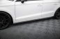 Preview: Maxton Seitenschweller Ansatz Audi A3 Limousine 8V schwarz Hochglanz AU-A3-3-S-SD1-G