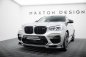 Preview: Maxton Front Ansatz V.2 BMW X4 M F98 schwarz Hochglanz BM-X4M-F98-FD2-G