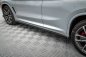 Preview: Maxton Seitenschweller Ansatz für BMW X4 M-Paket G02 Facelift schwarz Hochglanz BM-X4-02F-MPACK-SD1-G
