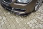 Preview: Maxton Front Ansatz für BMW 6er GRAN COUPÉ schwarz Hochglanz BM-6-06-GC-FD1-G