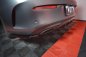 Preview: Maxton Diffusor Heck Ansatz für MERCEDES- BENZ C-KLASSE W205 COUPE AMG-LINE schwarz Hochglanz ME-C-205-AMGLINE-C-RS1-G