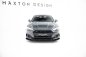 Preview: Maxton Street Pro Front Ansatz + Flaps Audi A5 F5 Facelift schwarz Hochglanz AUA52FSBCNC-FD1B+FSF1-G