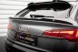Preview: Maxton Niedriger Spoiler CAP für Audi SQ5 Sportback Mk2 Facelift schwarz Hochglanz AU-SQ5-2F-SB-CAP2-G