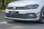 Preview: Maxton Front Ansatz V.1 für VW Polo AW GTI schwarz Hochglanz VW-PO-6-GTI-FD1-G