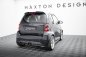Preview: Maxton Mittlerer Cup Diffusor Heck Ansatz Brabus Smart Fortwo C451 Facelift schwarz Hochglanz BR-SM-FT-451-RSD1G+RD1-G