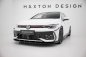 Preview: Maxton Front Ansatz V.1 VW Golf GTI / GTE / R-Line Mk8 Facelift schwarz Hochglanz VW-GO-8F-GTI-FD1-G