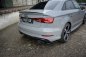 Preview: Maxton Splitter / Diffusor Heck Ansatz für Audi RS3 8V FL Limousine schwarz Hochglanz AU-RS3-8VF-S-RSD1-G