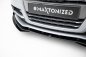 Preview: Maxton Street Pro Front Ansatz + Flaps Audi TT S / TT S-Line 8J Facelift schwarz Hochglanz AUTT2SLINECNC-FD1BRB+FSF1-G