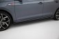 Preview: Maxton Street Pro Seitenschweller Ansatz + Flaps VW Polo AW GTI Facelift schwarz Hochglanz VWPO6FGTICNC-SD1BRB+SF1-G