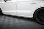 Preview: Maxton Seitenschweller Ansatz Audi A3 Limousine 8V schwarz Hochglanz AU-A3-3-S-SD1-G