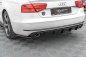 Preview: Maxton Diffusor Heck Ansatz für Audi A8 D4 schwarz Hochglanz AU-A8-D4-RS1-G