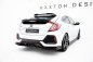 Preview: Maxton Mittlerer Cup Diffusor Heck Ansatz Honda Civic Sport Mk 10 schwarz Hochglanz HO-CI-10-SPORT-RSD2-G