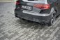 Preview: Maxton Diffusor Heck Ansatz für Audi RS3 8V FL Sportback schwarz Hochglanz AU-RS3-8VF-RS1-G