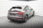Preview: Maxton Mittlerer Diffusor Heck Ansatz DTM Look für Audi SQ5 Sportback Mk2 Facelift schwarz Hochglanz AU-SQ5-2F-SB-RD1G+RD2-G