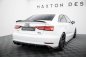 Preview: Maxton Diffusor Heck Ansatz Audi A3 Limousine 8V Facelift (Version mit einseitigem Doppelauspuffendrohr) AU-A3-8VF-S-RS1GOO_