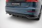 Preview: Maxton Mittlerer Cup Diffusor Heck Ansatz Audi Q8 Mk1 schwarz Hochglanz AU-Q8-1-RD1G+RD2-G
