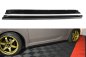 Preview: Maxton Seitenschweller Ansatz für FIAT 500 HATCHBACK vor Facelift schwarz Hochglanz FI-500-SD1-G