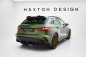 Preview: Maxton Hintere Seiten Flaps Audi S3 Sportback 8Y Facelift schwarz Hochglanz AUS38YFCNC-RSF1-G