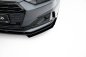Preview: Maxton Street Pro Front Ansatz + Flaps Audi A5 F5 Facelift schwarz Hochglanz AUA52FSBCNC-FD1BRB+FSF1-G
