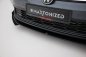 Preview: Maxton Street Pro Front Ansatz + Flaps VW Polo AW GTI Facelift schwarz Hochglanz VWPO6FGTICNC-FD1B+FSF1-G
