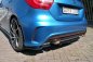 Preview: Maxton Mittlerer Diffusor Heck Ansatz für im DTM LOOK Mercedes W176 AMG-LINE vor Facelift schwarz Hochglanz ME-A-176-AMGLINE-RD1+RD2-G