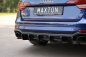 Preview: Maxton Diffusor Heck Ansatz für Audi RS4 B9 Avant schwarz Hochglanz AU-RS4-B9-AV-RS1-G