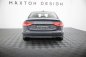 Preview: Maxton Diffusor Heck Ansatz Audi A4 B8 Facelift (Version ohne Auspuff) schwarz Hochglanz AU-A4-B8F-RS1-G
