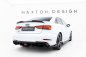 Preview: Maxton Spoiler CAP Abrisskante 3D Audi RS3 Limousine 8V / 8V Facelift schwarz Hochglanz AU-A3-8V-CAP3D1-G