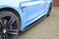 Preview: Maxton Seitenschweller Ansatz für BMW M4 F82 schwarz Hochglanz BM-4-32-M-SD1-G