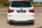 Preview: Maxton Heck Ansatz Flaps Diffusor für BMW X3 F25 M-Paket Facelift  schwarz Hochglanz BM-X3-25-MPACK-RSD1-G