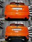 Preview: Maxton Diffusor Heck Ansatz für Ford Focus ST Mk2 schwarz Hochglanz FO-FO-2-ST-RS2-G