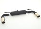 Preview: Friedrich Motorsport Duplex Sportendschalldämpfer aluminierter Stahl 921053D-X