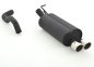 Preview: Friedrich Motorsport Sportendschalldämpfer aluminierter Stahl 921412-x