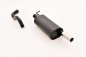 Preview: Friedrich Motorsport Sportendschalldämpfer aluminierter Stahl 921412GL-X