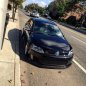 Preview: Maxton Front Ansatz für VW JETTA VI GLI schwarz Hochglanz VW-JE-6-GLI-FD1-G