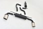 Preview: Friedrich Motorsport Gr.A Duplexanlage aluminierter Stahl 961053D-X