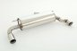 Preview: Friedrich Motorsport 76mm Duplex-Sportendschalldämpfer Edelstahl 971367D-x3-X