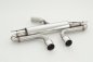 Preview: Friedrich Motorsport 3 Zoll (76mm) Duplex Sportendschalldämpfer Edelstahl 971445GRD-x3-X