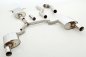 Preview: Friedrich Motorsport 76mm Duplex-Anlage Edelstahl 991031VL-x3-X