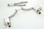 Preview: Friedrich Motorsport 2x76mm Duplex-Anlage Edelstahl 991619TD-x3
