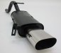 Preview: Novus Sport Endschalldämpfer 135x75mm scharfkantig für Fiat Grande Punto 199 A5082E0S