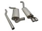 Preview: Novus Sportauspuff Anlage 60mm Edelstahl 2x76mm SR für Audi 80/90 B3 Typ 89 EA1402E76SR